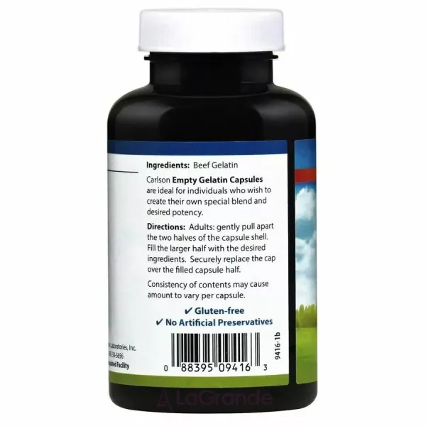Carlson Med-SM # 1 Empty Capsules ������� ���������� ������� � 1