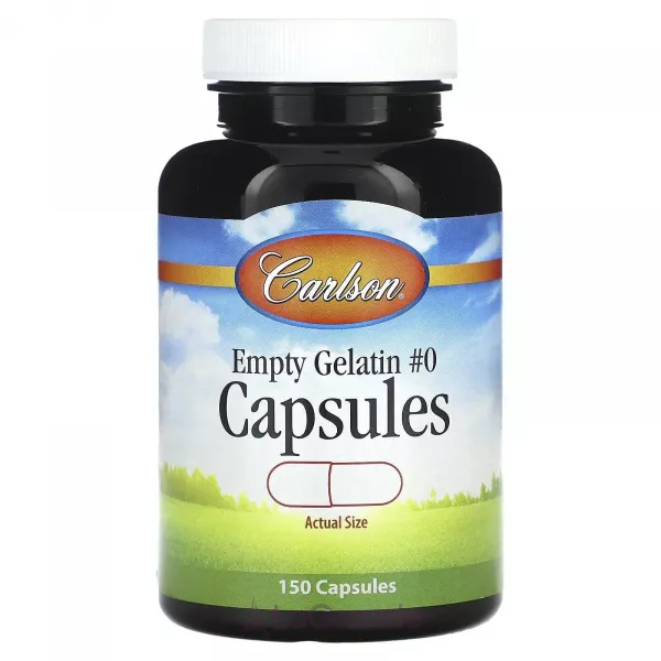 Carlson Empty Gelatin #0 Capsules ������� ���������� ������� ������� #0