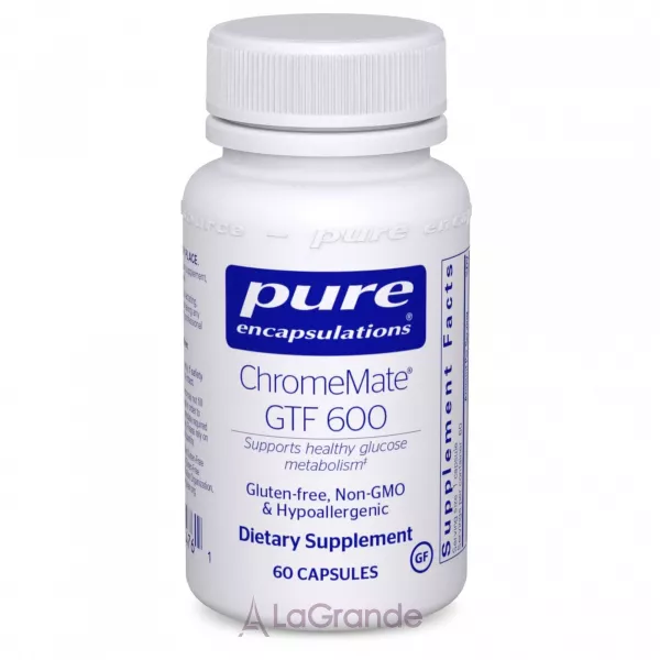Pure Encapsulations ChromeMate GTF 600mcg ���������� ������������ ����� ��� �'����� ���� �� ���������� �������� ���������