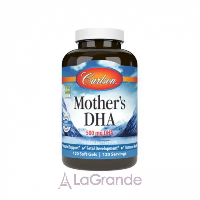 Carlson Mother's DHA 500 mg      -