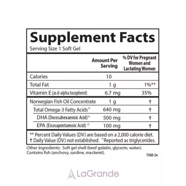 Carlson Mother's DHA 500 mg ����������������� ������� ��� ���������� � �������� �������
