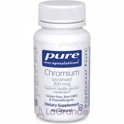 Pure Encapsulations Chromium (picolinate) 200 mcg  ,       