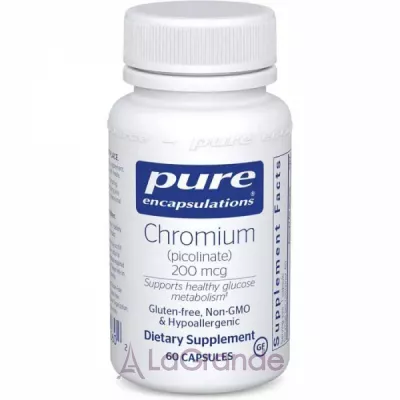 Pure Encapsulations Chromium (picolinate) 200 mcg  ,       