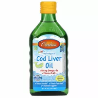 Carlson Kid's Norwegian Cod Liver Oil Lemon ����� ������ ����� ���������� ������, ��� �����, �� ������ ������
