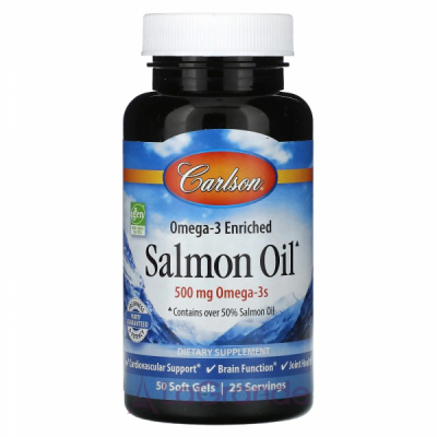 Carlson Norwegian Salmon Oil 500 mg  , -3 500 