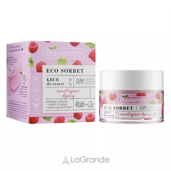 Bielenda Eco Sorbet Moisturizing & Soothing Face Cream �������������� �� ������������ ���� ��� ������� � ���������� ������