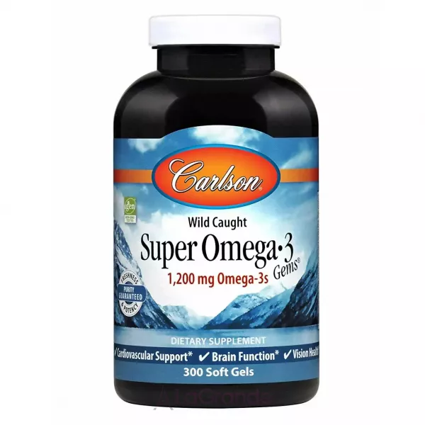 Carlson Super Omega-3 Gems �����-3, ����� ���