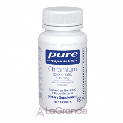 Pure Encapsulations Chromium (picolinate) 500mcg       