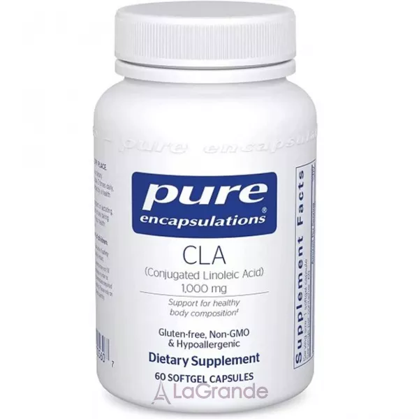 Pure Encapsulations CLA 1000 mg ˳������ �������, ��� ��������� ���������� �� �������� �������
