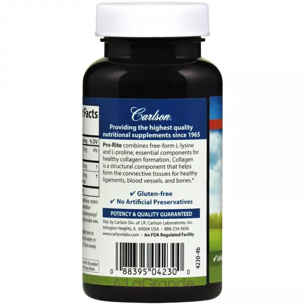 Carlson Pro-Rite Proline & Lysine ������� ˳��/�����