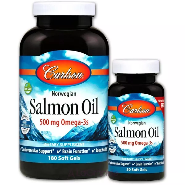 Carlson Norwegian Salmon Oil 500 mg ��� ������ 500 ��
