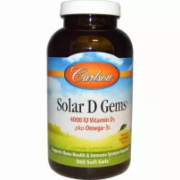 Carlson Solar D Gems 4000 IU ����� ��� + ������� D3, � �������� ������