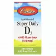 Carlson Super Daily Vitamin D3 6000 IU  D3 6000   