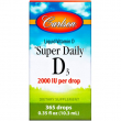 Carlson Super Daily Vitamin D3 2000 IU 10.3ml