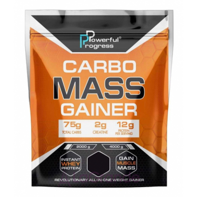 Powerful Progress Carbo Mass Gainer Strawberry      