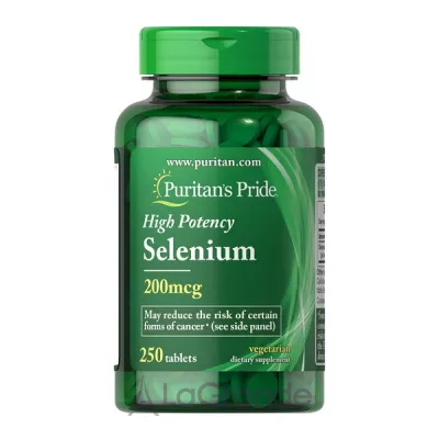 Puritan's Pride Selenium 200 mg   