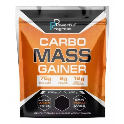 Powerful Progress Carbo Mass Gainer Hazelnut      