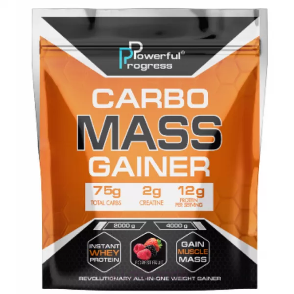 Powerful Progress Carbo Mass Gainer  Forest Fruit ������ � ������� ������ ��������� 