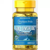 Puritan's Pride Cod Liver Oil 415 mg ����� ������ ������