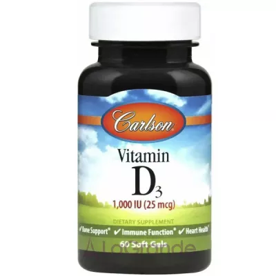 Carlson Vitamin D3 1000 IU ³ D3 1000 