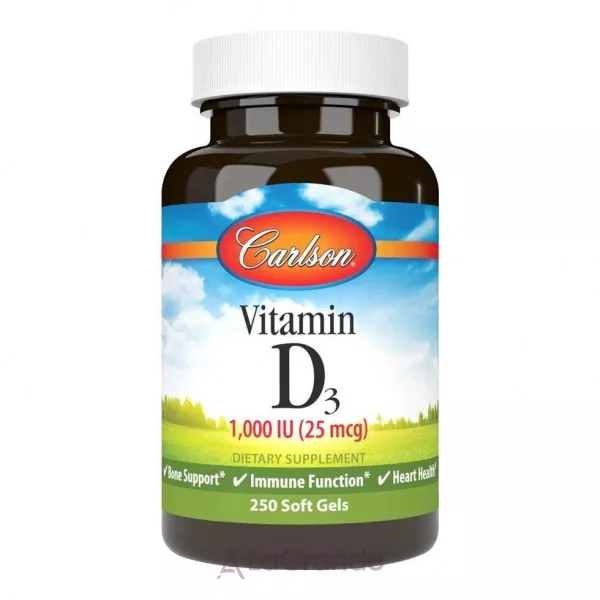 Carlson Vitamin D3 1000 IU ³���� D3 1000 ��