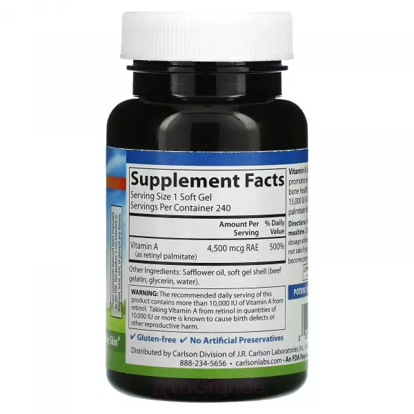 Carlson Vitamin A 15000 IU ������� � 15000 ��