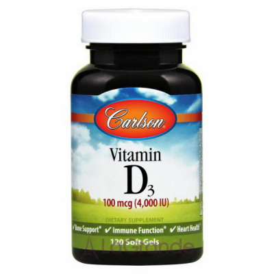 Carlson Vitamin D 4000 IU  D 4000 