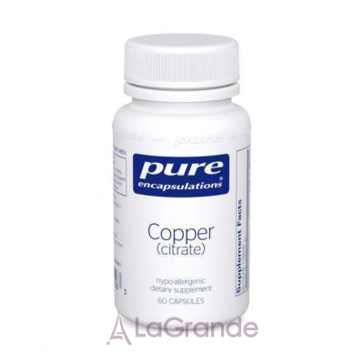 Pure Encapsulations Copper (citrate)       