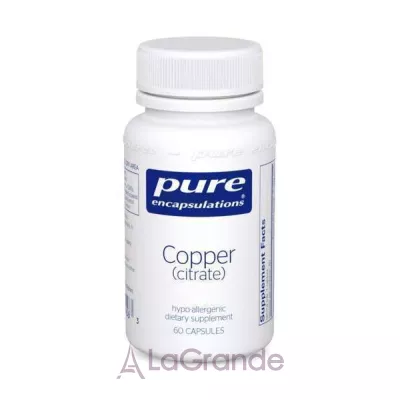 Pure Encapsulations Copper (citrate)       