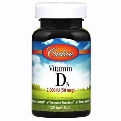 Carlson Vitamin D3 2000 IU  D3 2000 