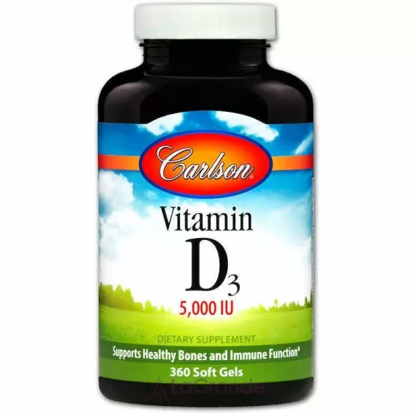 Carlson Vitamin D3 5000 IU ������� D3 5000 ��