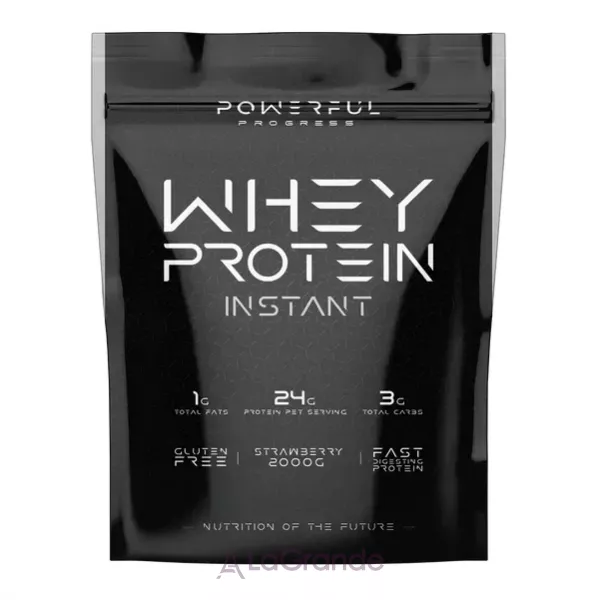 Powerful Progress 100% Whey Protein Instant Strawberry ������������ ������ 