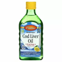 Carlson Wild Norwegian Cod Liver Oil Natural Lemon Flavor ����� ��� �� ������ ������ �� ������ ������
