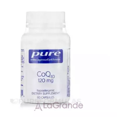 CoQ10, Pure Encapsulations, 120 mg, 60 caps  Q10    