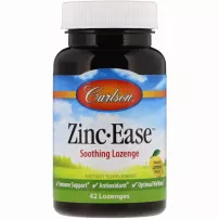 Carlson Zinc Ease Soothing Lozenge Natural Lemon Flavor ���� �������������, �� ������ ������