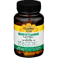 Country Life, Benfotiamine, with Coenzyme B1, 150 mg ��������� ������� ������������ � ���������� B-1 ��� ������������ ������ � �����, ������� �������