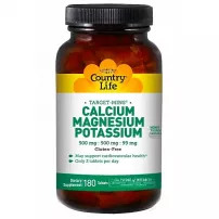 Country Life Calcium Magnesium and Potassium 500 mg : 500 mg : 99 mg �������� ��������� ��� ������ ���������� ���������