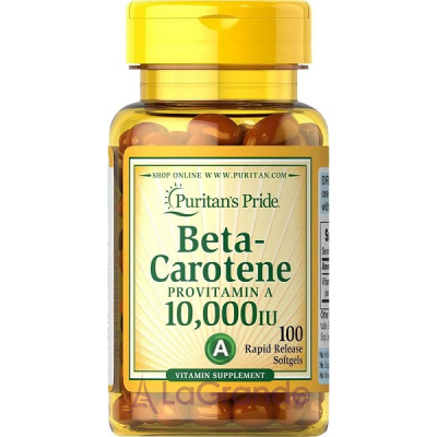 Puritan's Pride Beta-Carotene 10,000 IU   