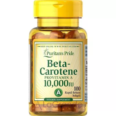 Puritan's Pride Beta-Carotene 10,000 IU   