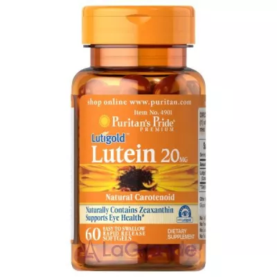 Puritan's Pride Lutein 20 mg with Zeaxanthin   