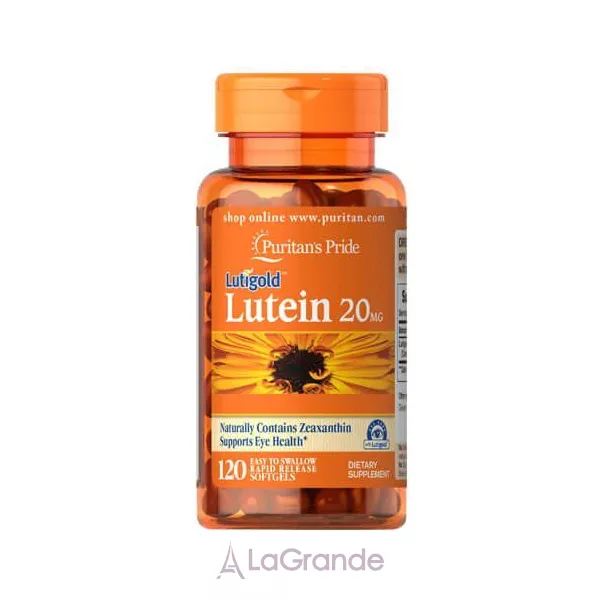 Puritan's Pride Lutein 20 mg with Zeaxanthin ĳ������ ������� ������ �� ������������