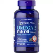 Puritan's Pride Omega-3 Fish Oil 1200 mg (360 mg Active Omega-3 ����������� ������� ���������� �������� �����-3 ������ �������