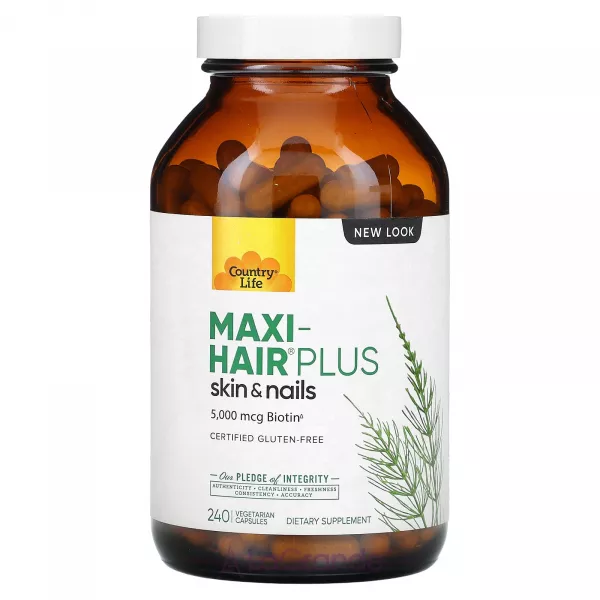 Country Life Maxi Hair Plus 5000 mcg �������� � �������� ��� �����, ���� � ������