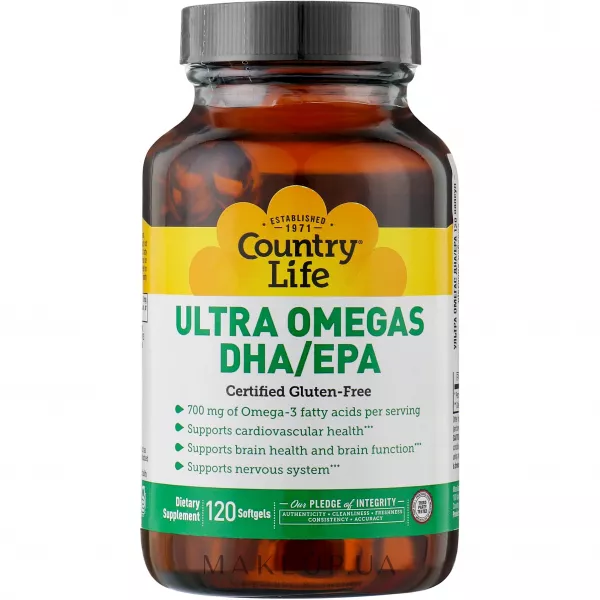 Country Life Ultra Omegas DHA / EPA ������� ������ �����3 � DHA/EPA