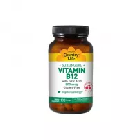 Country Life Vitamin B12 Sublingual Cherry Flavor, 500 mcg ������� �-12 � �������� ������� ��� ������, ������� �� ������ �����