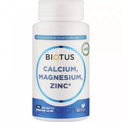 Biotus Calcium Magnesium Zinc with Vitamin D3 ĳ  