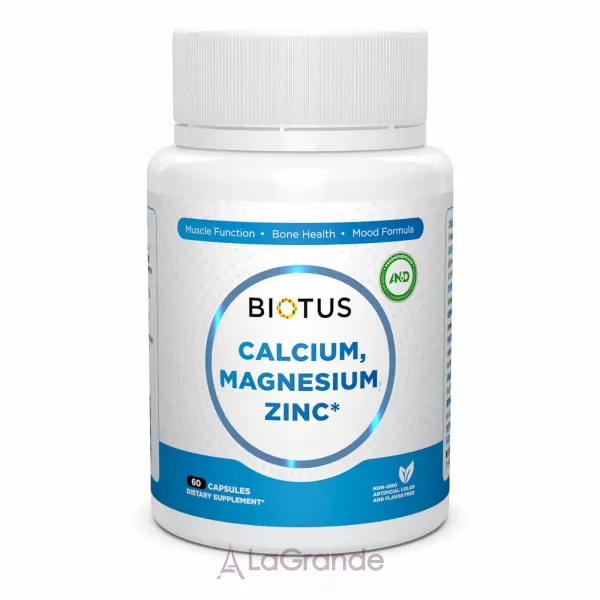 Biotus Calcium Magnesium Zinc with Vitamin D3 ĳ������ ������� 