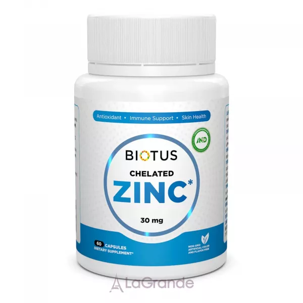 Biotus Chelated Zinc 30 mg ĳ������ ������� 