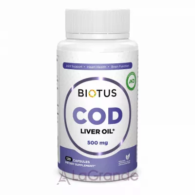 Biotus Cod Liver Oil 500 mg '    , 500 