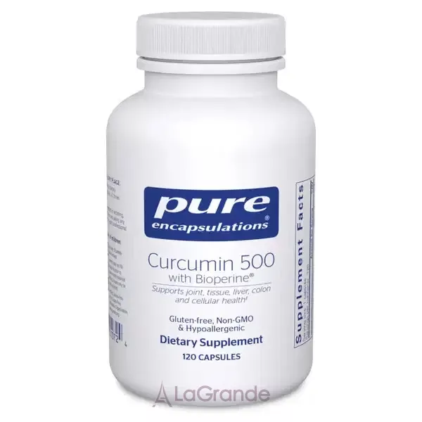 Pure Encapsulations Curcumin 500 with Bioperine ����������� ������� 